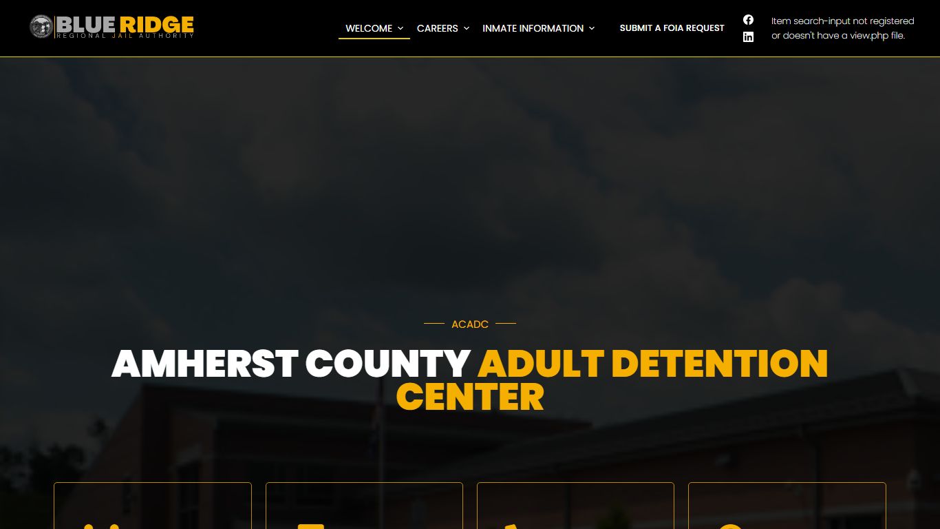 ACADC – Blue Ridge Regional Jail Authority